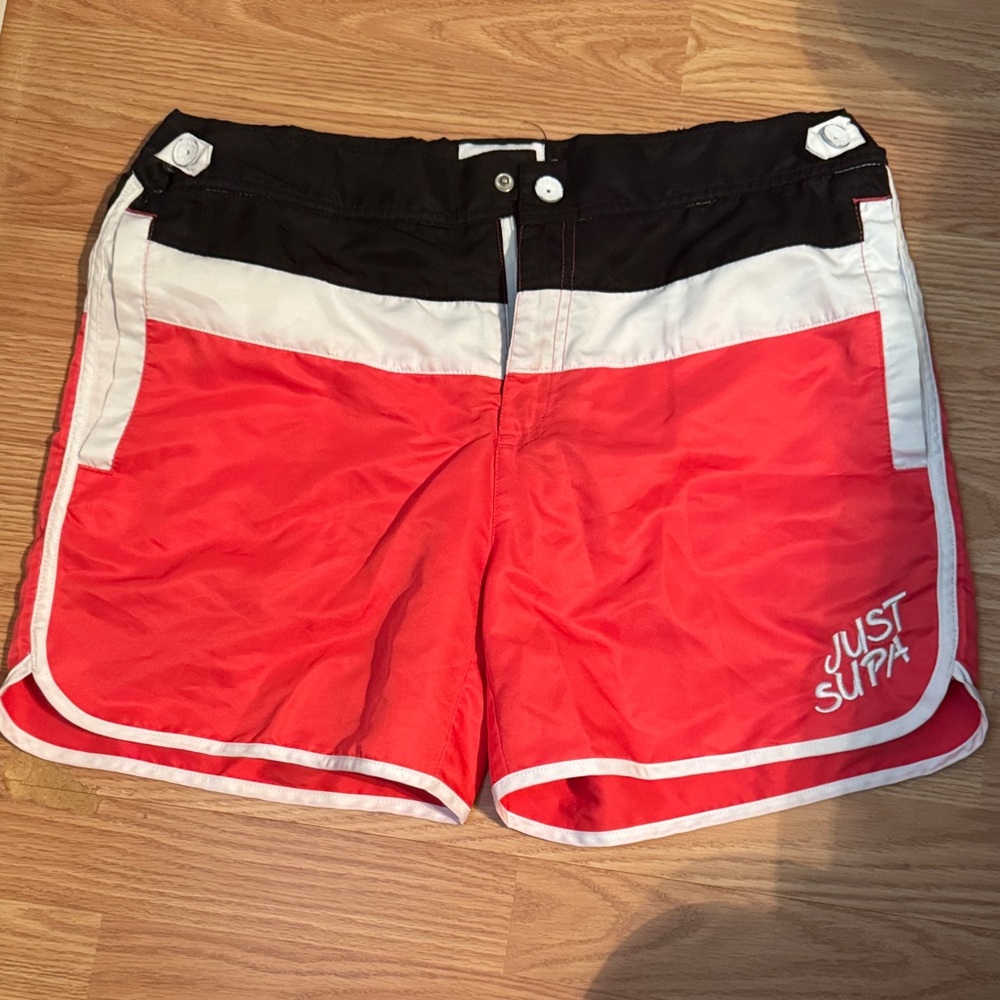 Red Men's Swim Shorts
